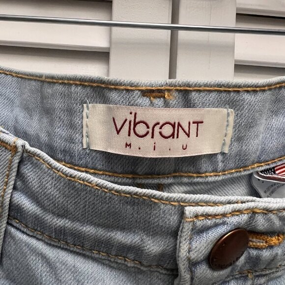 VIBRANT M.I.U NWT Distressed Midi Skirt Size Large (11,13) - Picture 6 of 8